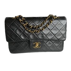 Chanel Small 24K Gold Hardware Double Flap Bag